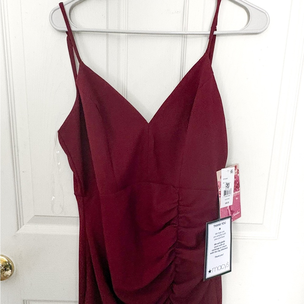 Emerald Sundae Slim Red Dress